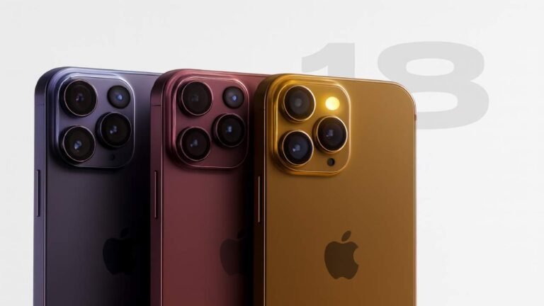 Apple iPhone 18 Pro Max concept design with advanced camera and premium titanium finish.